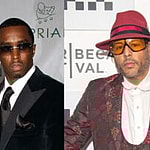 Kim Porter and Diddy, Al B. Sure photo collage
