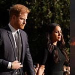 Prince Harry and Meghan Markle, Pacific Palisades wildfire photo collage