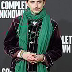 Timothée Chalamet at A Complete Unknown red carpet in Rome, Italy