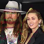 Miley Cyrus and Billy Ray Cyrus at Grammy Awards 2019