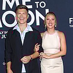Scarlett Johansson and Colin Jost at 'Fly Me to the Moon' World Premiere