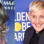 Ali Fedotowsky (left) Ellen DeGeneres (right)