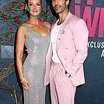 Justin Baldoni and wife at 'It Ends With Us' World Premiere