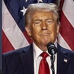 Sebastian Stan (left) Donald Trump (right)