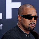 Kanye West wearing sunglasses