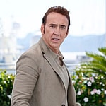 Nicolas Cage poses at the photo call of 'The Surfer' during the 77th Cannes Film Festival
