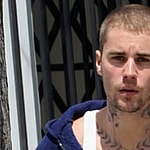 Justin Bieber seen getting breakfast at Great White