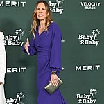 Baby2Baby Gala held at the Pacific Design Center on November 9, 2024 in West Hollywood, Ca. 09 Nov 2024 Pictured: Sahzi Visram and Hilary Swank. Photo credit: Lisa OConnor/AFF-USA.com / MEGA TheMegaAgency.com +1 888 505 6342 (Mega Agency TagID: MEGA1227340_038.jpg) [Photo via Mega Agency]