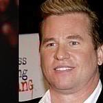 A photo collage of Matthew Perry and Val Kilmer