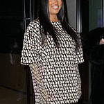 Garcelle Beauvais posing outside of a building before "WWHL" appearance.