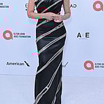 Donatella Versace at the 2025 Elton John AIDS Foundation Oscar Party