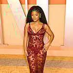 Halle Bailey at the 2025 Vanity Fair Oscar Party Hosted By Radhika Jones