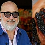 Andrew Zimmern (left) BBQ Brisket (right)
