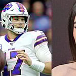 Josh Allen (left) Hailee Steinfeld (right)