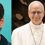 Pedro Pascal (left) Pope Leo XIV (right)