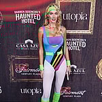 CENTURY CITY, LOS ANGELES, CALIFORNIA, USA - NOVEMBER 01: Darren Dzienciol's Haunted Hotel Halloween Party 2024 presented by UTOPIA and Casa Azul Organic Tequila held at the Fairmont Century Plaza on November 1, 2024 in Century City, Los Angeles, California, United States. 02 Nov 2024 Pictured: Veronika Rajek. Photo credit: Xavier Collin/Image Press Agency/MEGA TheMegaAgency.com +1 888 505 6342 (Mega Agency TagID: MEGA1223782_059.jpg) [Photo via Mega Agency]