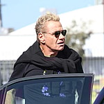 Martin Kove does a couple of clothes changes at the DWTS studio