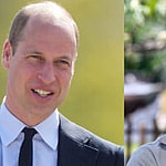 A photo collage of Prince William and Robert Irwin