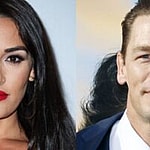 Nikki Garcia (left) John Cena (right)