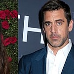 Olivia Munn (left) Aaron Rodgers (right)