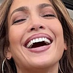 Jennifer Lopez laughing close up