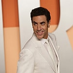 Sacha Baron Cohen at the 2025 Vanity Fair Oscar Party