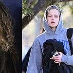 Angelina Jolie, Shiloh Jolie photo collage