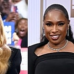 Beyoncé and Jennifer Hudson photo collage.