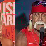 Brooke Hogan (left) Hulk Hogan (right)
