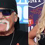 Hulk Hogan (left) Brooke Hogan (right)