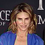 Jillian Michaels posing on the red carpet.