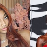 Photo collage of Angel Reese and Olandria Carthen.