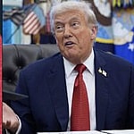 Jimmy Kimmel (left) Donald Trump (right)