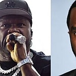 50 Cent (left) Diddy (right)