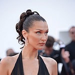 Bella Hadid attends ''L'Amour Ouf'' (Beating Hearts) Red Carpet - The 77th Annual Cannes Film Festival