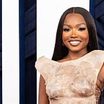 Chelley Bissainthe on red carpet