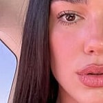 Dua Lipa close up