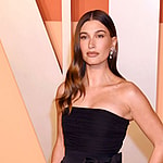Hailey Bieber on red carpet