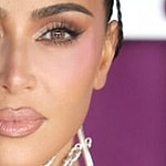 Kim Kardashian close up