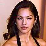 A photo collage of Olivia Rodrigo and Donald Trump