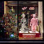 Raising Canes Holiday Broadway Window - Movie Costumes