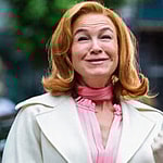 Renée Zellweger is seen getting into character while on set filming scenes for Only Murders in the Building this morning in New York City