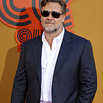 Russell Crowe at the Los Angeles premiere of 'The Nice Guys'