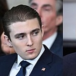 Barron Trump, Joe Biden photo collage
