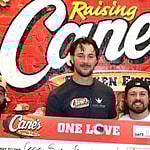 Paul Skenes and veterans at Raising Cane's
