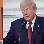 Trey Parker (left) Donald Trump (right)