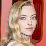 A photo collage of Amanda Seyfried and Charlie-Kirk