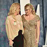 Ramona Agruma and Rebel Wilson at Vanity Fair Oscar Party