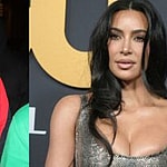 Photo collage of Kim Kardashian and The Game.