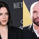 Riley Keough, John Travolta photo collage